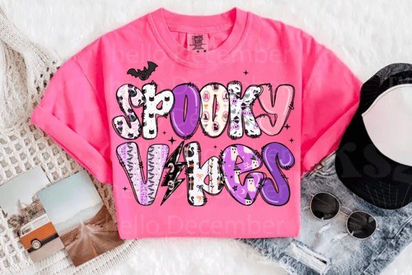Preppy Spooky Season PNGs: Gothic Style for Modern Design